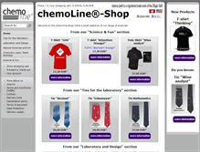Tablet Screenshot of chemoline-shop.com
